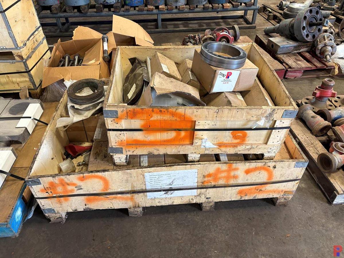 Used (2 CRATES) OF NEW IN BOX 7-1/16” 15K GATE VALVE SEATS