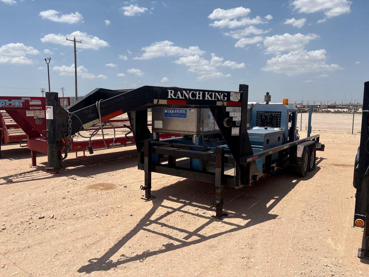 Used 2011 RELIABLE PUMPS T/A GOOSENECK 15K HYDROSTATIC TEST TRAILER
