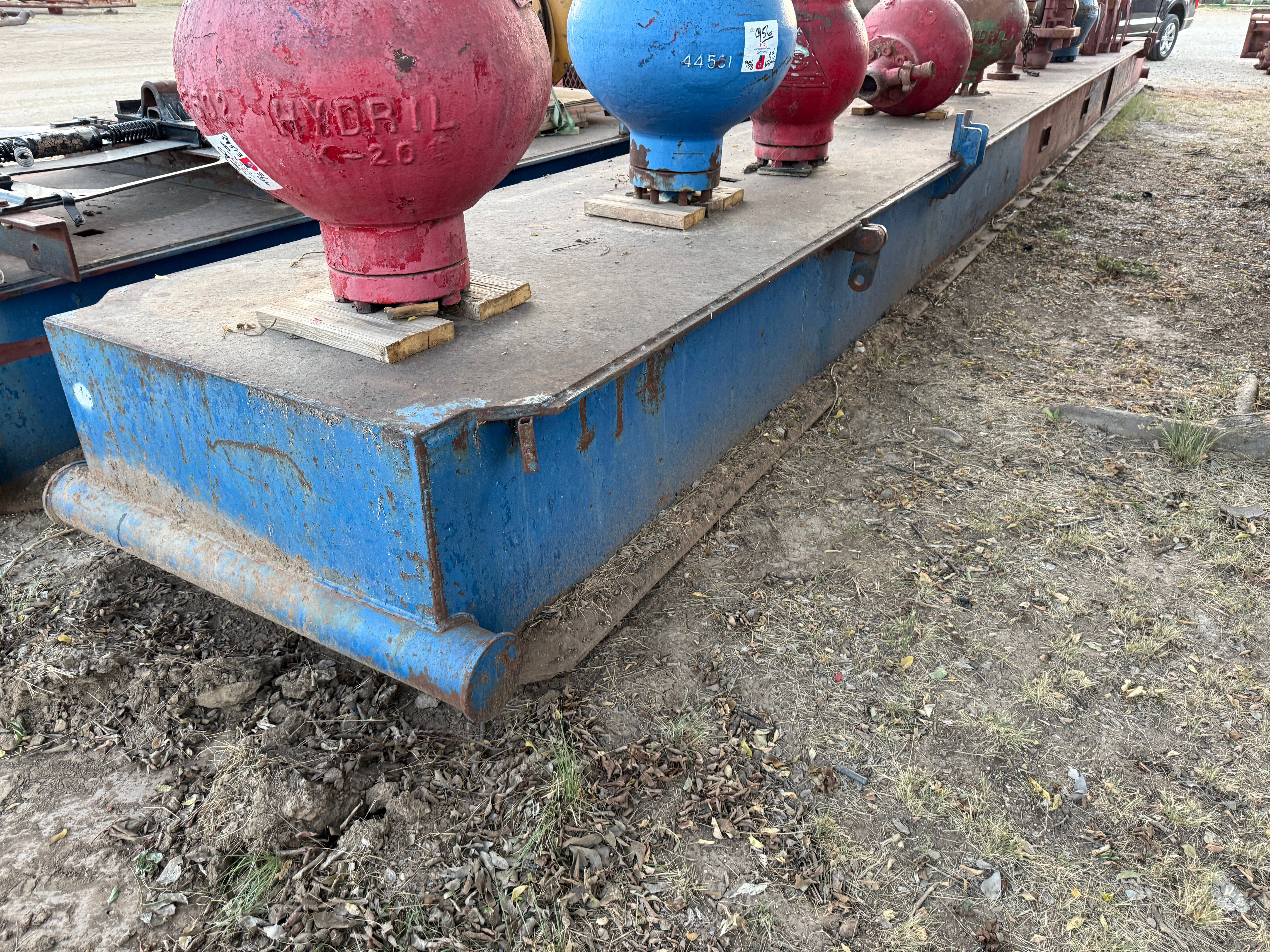 Used (2) 50’ x 4’ x 2’ PONY SUBSTRUCTURES W/ 19” UTILITY HOLE & FORK POCKETS, SKIDDED