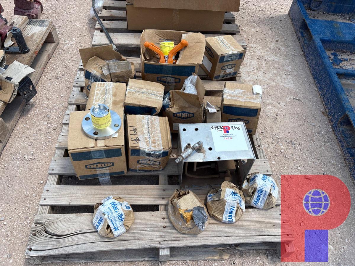 Used PALLET OF ASSORTED DIXON/MANNTEK BREAK-AWAY SAFETY COUPLINGS