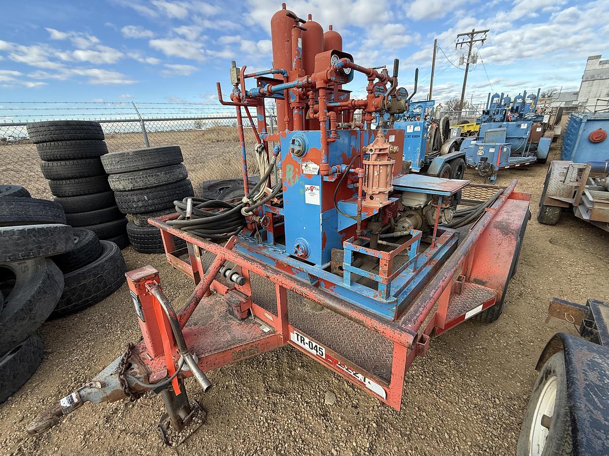 Used 2007 HMDE 12’ T/A 2-STATION BUMPER PULL ACCUMULATOR TRAILER