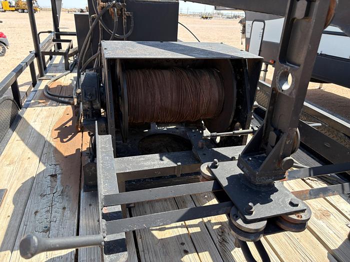 Used SHOPBUILT 20’ X 7’ T/A GOOSENECK WIRELINE TRAILER