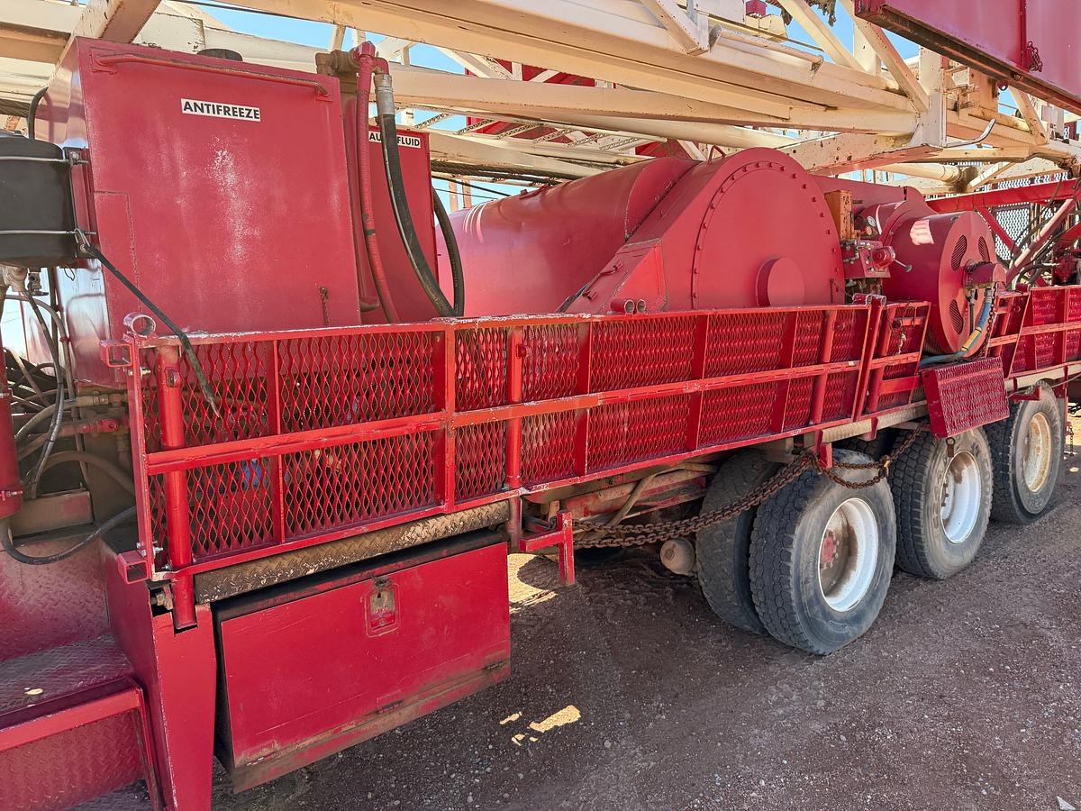 Used 1984 CRANE CARRIER W5384A DD 108’-267K 5-AXLE WELL SERVICE WORKOVER RIG