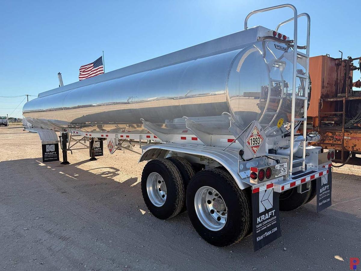 Used 2024 POLAR TANK 9,200 GAL. DOT 406AL T/A FUEL TANK TRAILER