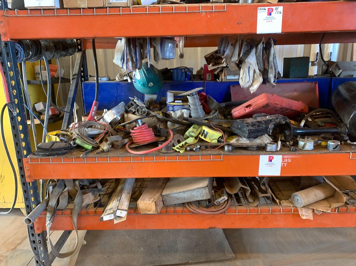 Used 3 Shelves Of Miscellaneous Truck Parts