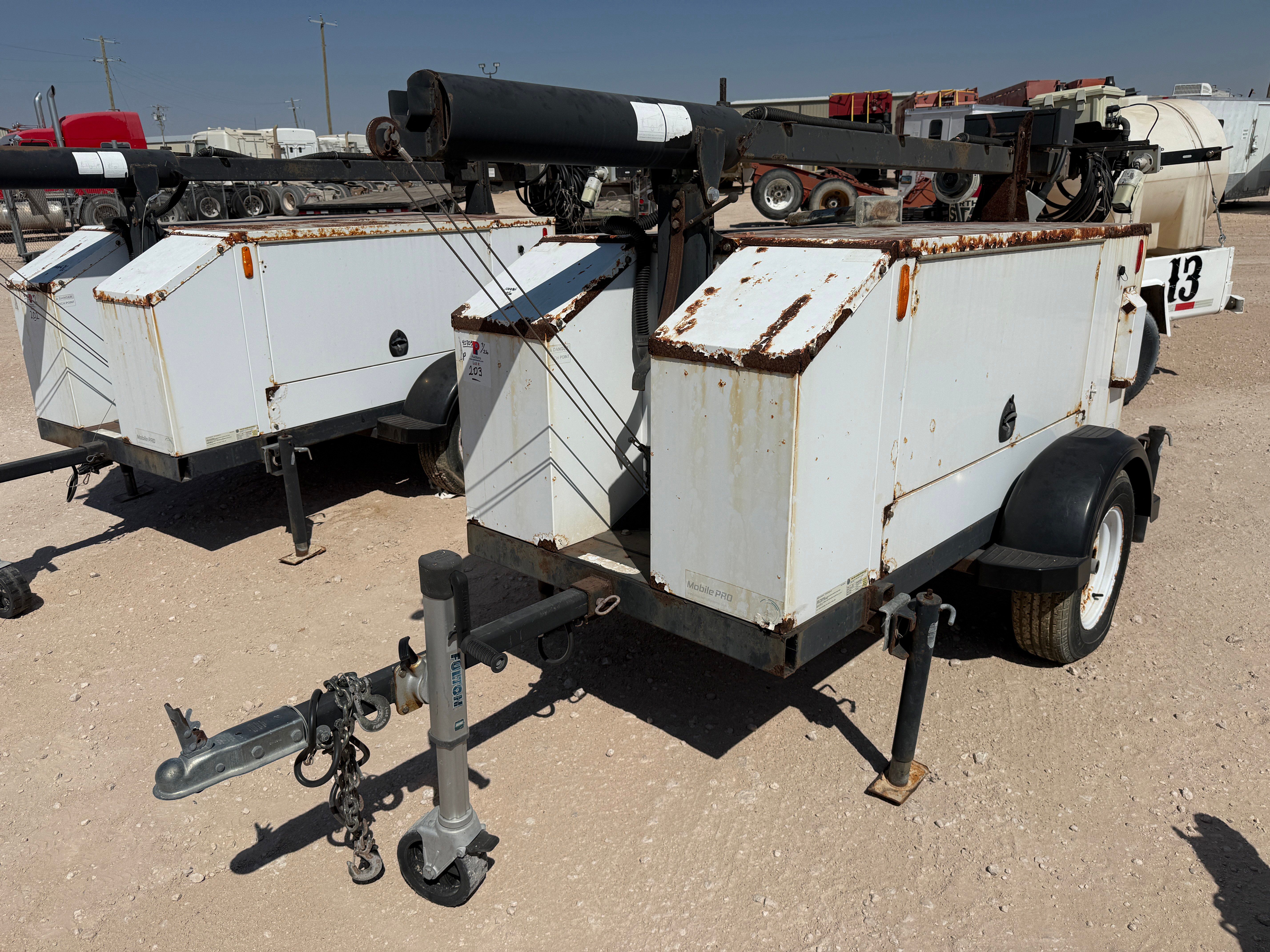 Used 2019 MOBILE PRO Single Axle Security Trailer