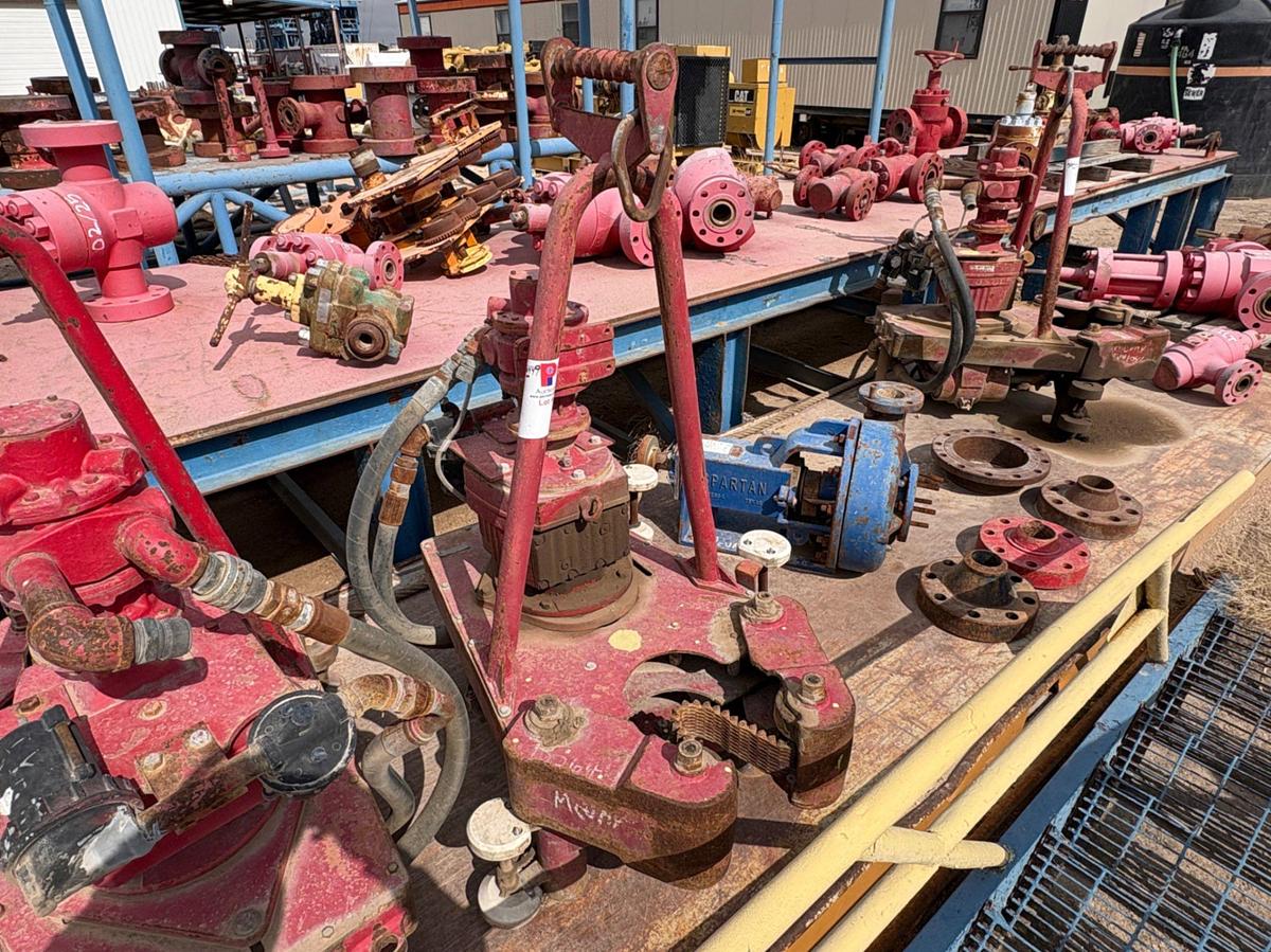 Used Oil works 3507 hydraulic pipe spinner