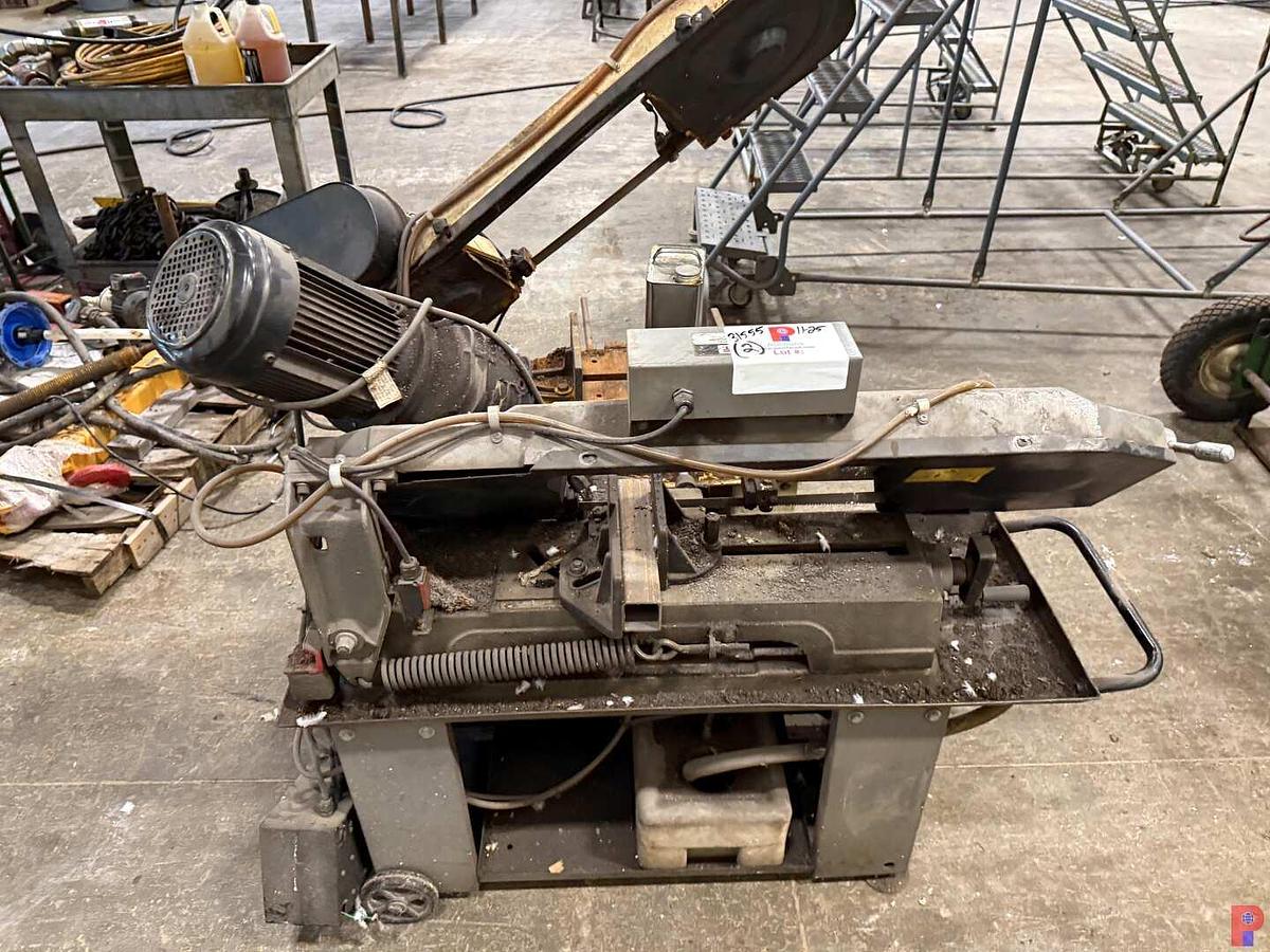 Used LOT W/ (2) JET 8” X 14” HORIZONTAL BANDSAWS