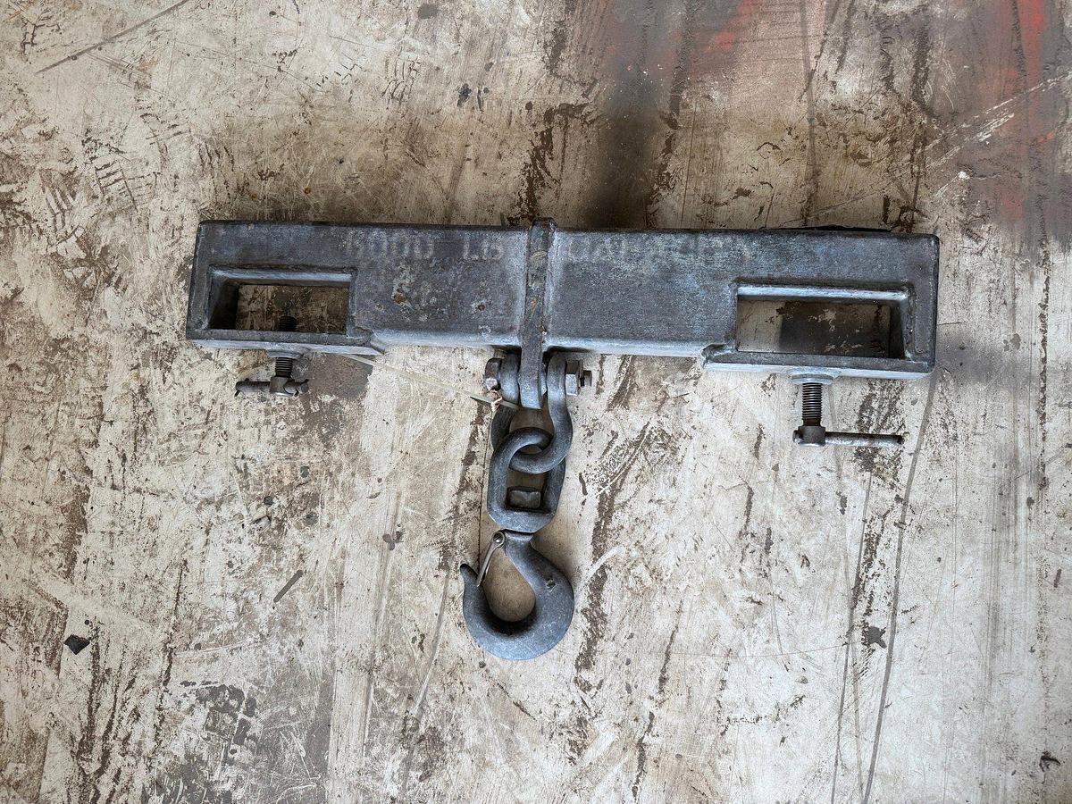Used 6000 LB. Forklift Adapter Lifting Hook