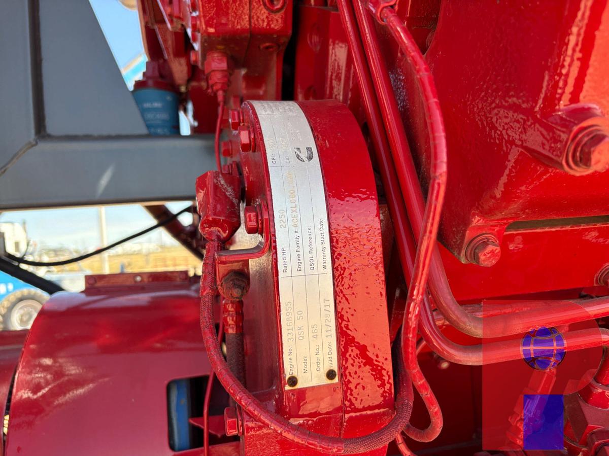 Used 2018 SPM 2500HP 15,000PSI T/A FRAC PUMP TRAILER