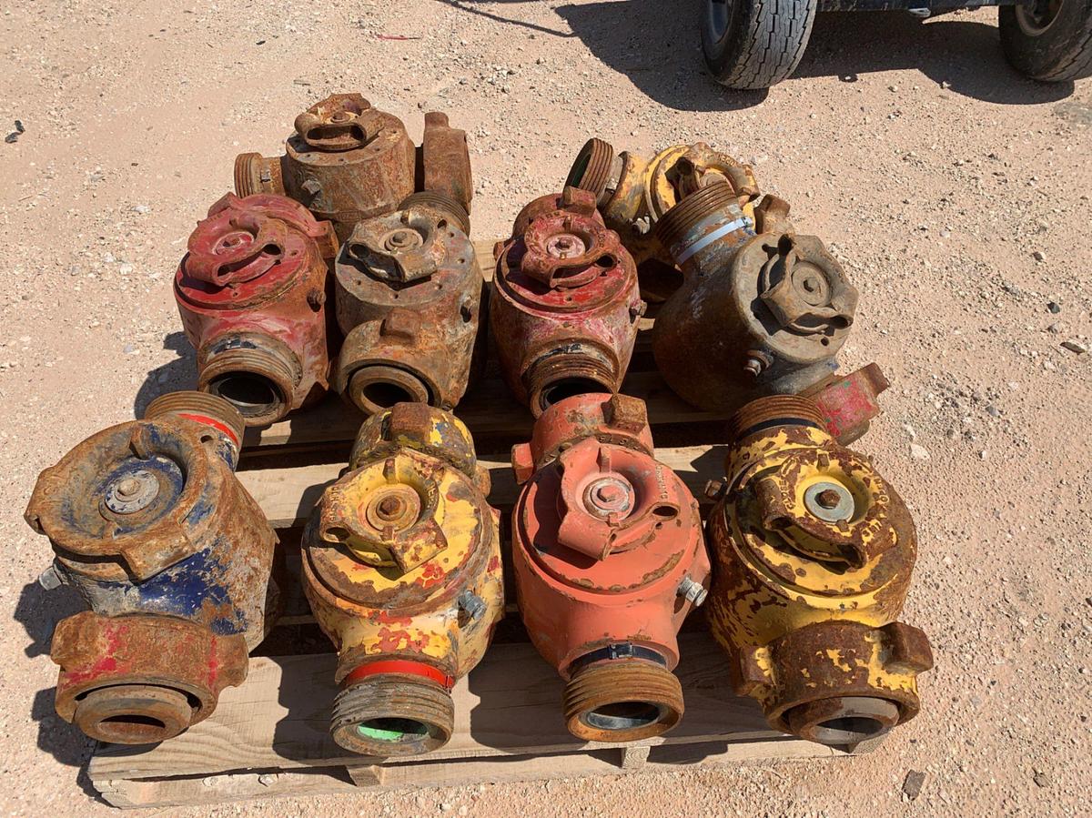 Used (10) 3” 1502 Plug Valves