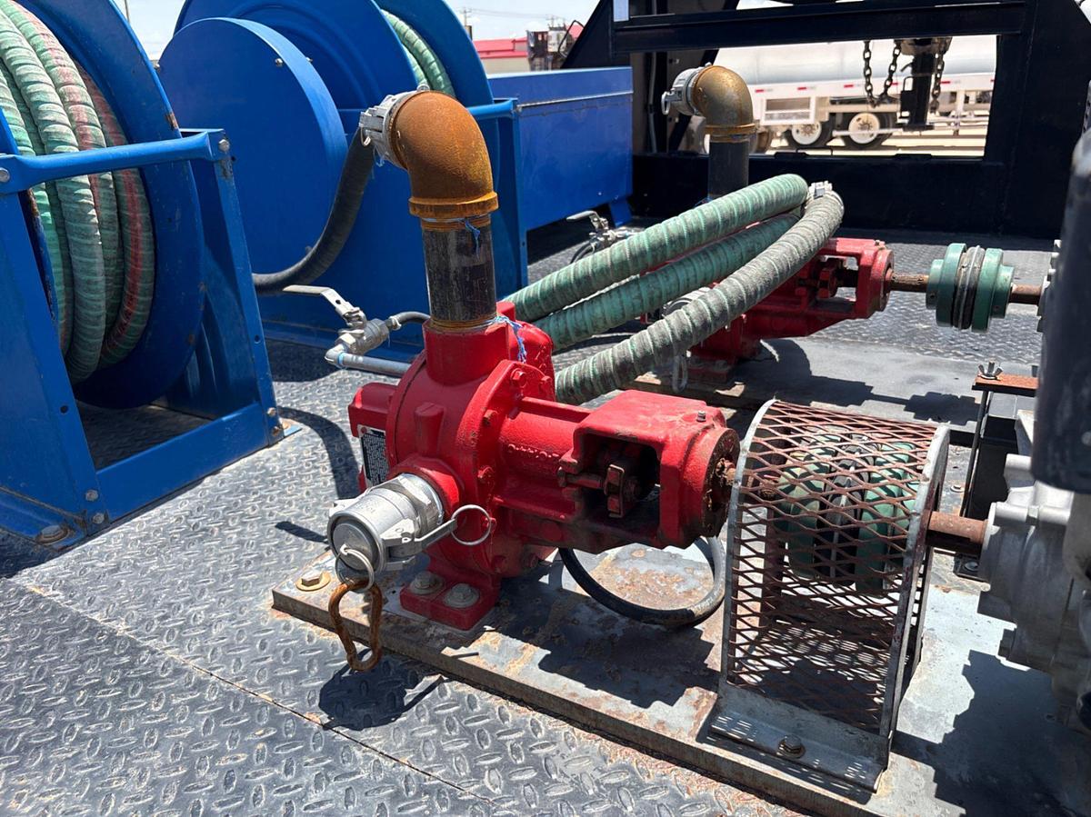 Used 2022 LOAD TRAIL 30’ X 102” T/A GOOSENECK CHEMICAL PUMP TRAILER