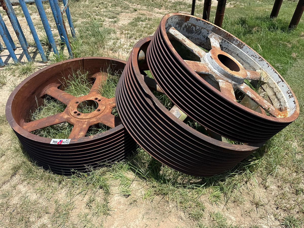 Used (3) ASSORTED BULL WHEELS F/ MUD PUMPS (See Description)
