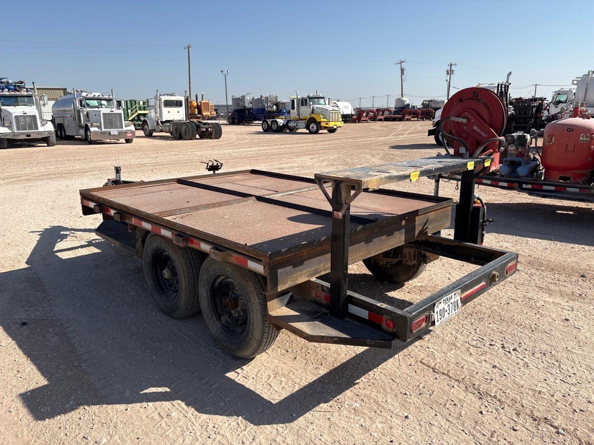 Used 2018 SAGE OIL VAC 12’ X 88” T/A BUMPER PULL LUBE TRAILER