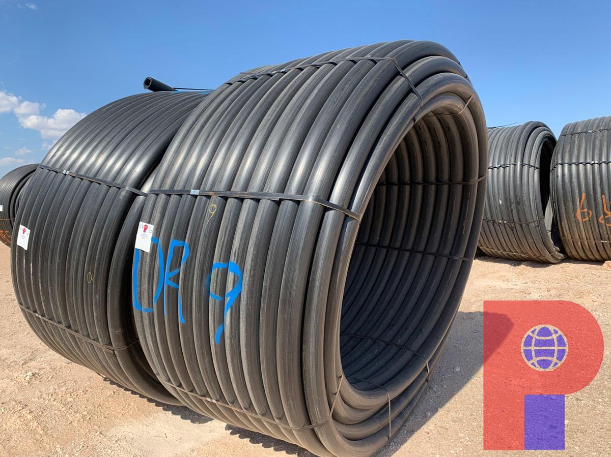 Used 1,000 FOOT ROLL OF 3” IPS DR9 POLLY PIPE