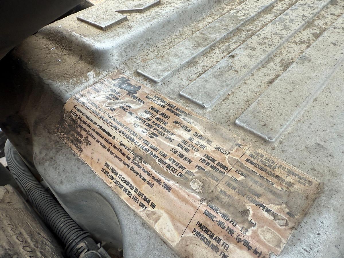 Used 2009 MACK GRANITE GU713 T/A CAB & CHASSIS (INOPERABLE)