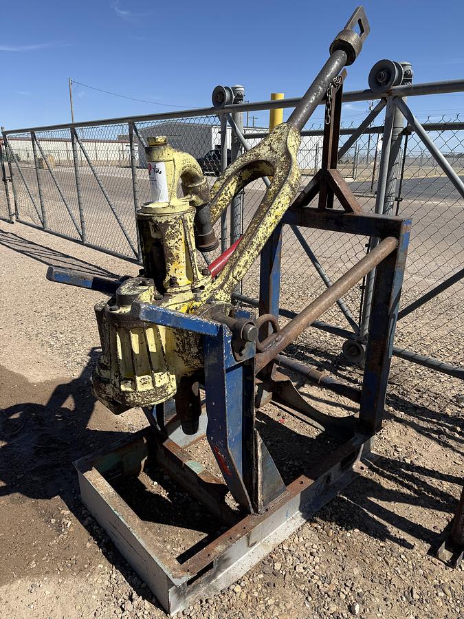 Used EVCO 2.5 85-TON POWER SWIVEL F/ PARTS & TRANSPORT SKID