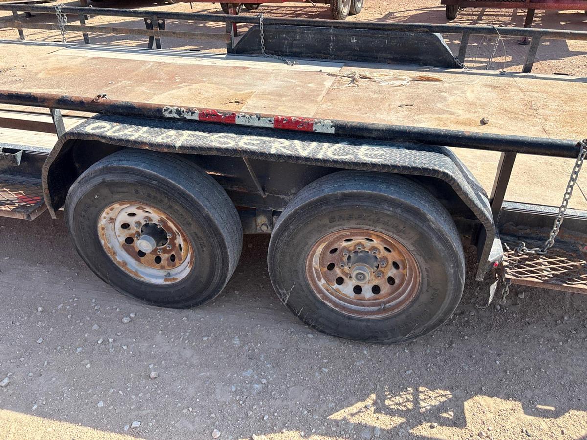 Used 20’ x 7’ t/a bumper pull utility trailer