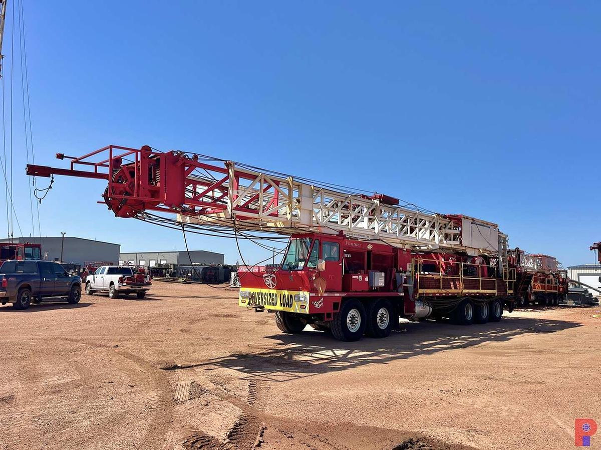 Used 2014 SERVICE KING 575 DD 104’-250K 5-AXLE WELL SERVICE WORKOVER RIG