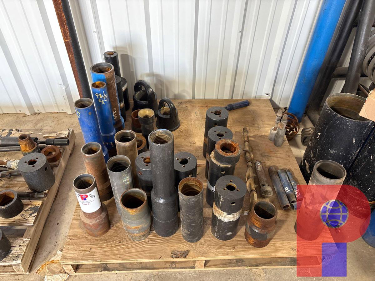 Used PALLET W/ (7) ASSORTED TOP SUBS, LIFT NUBBINS, X-OVER SUBS