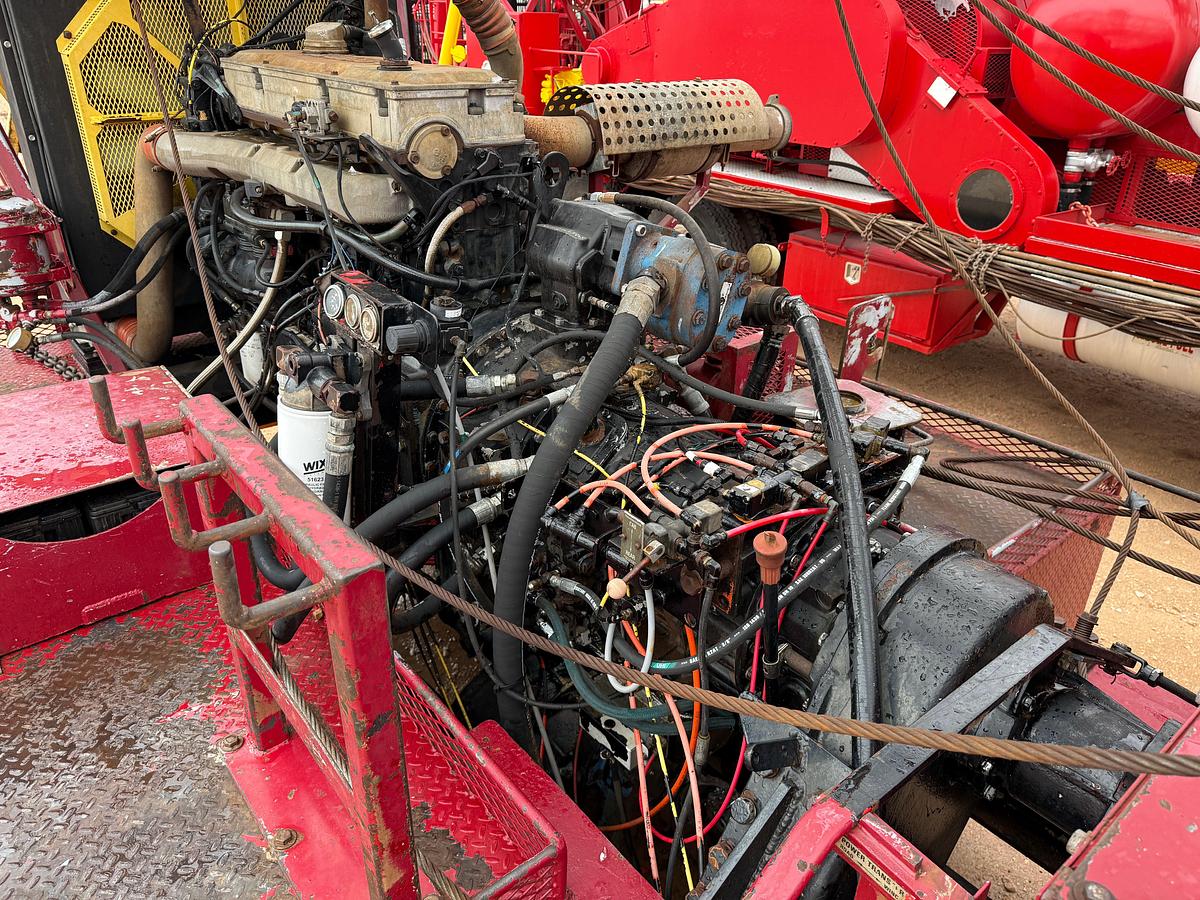 Used 1980 COOPER LTO-350 DD 96'-205K 4-AXLE DRIVE-IN WELL SERVICE WORKOVER RIG