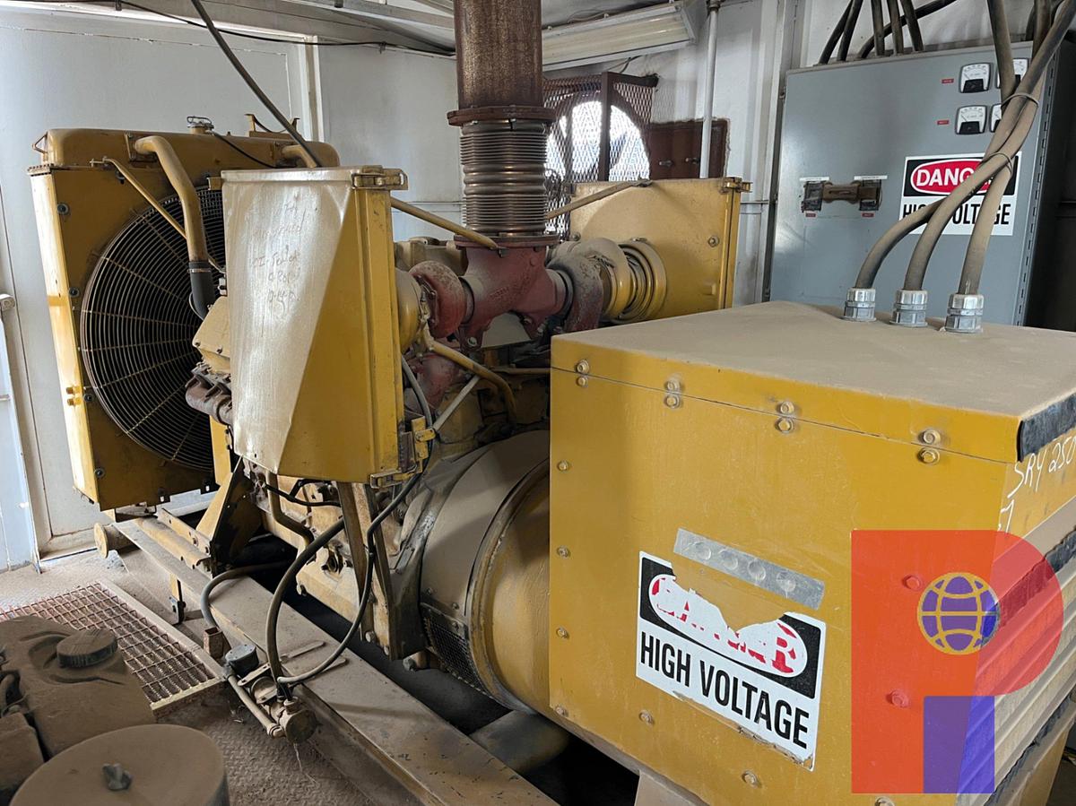 Used GENHOUSE W/ (2) 250 KW GENERATORS P/B CAT 3412 ENGINES