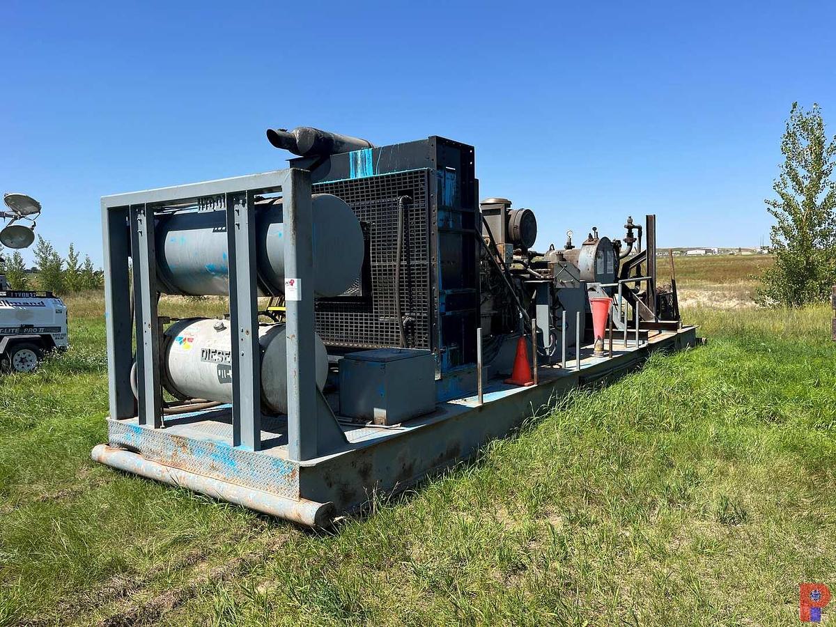 Used AXON HD-500 TRIPLEX WELL SERVICE PUMP P/B CUMMINS QSX15 ALLISON 5860 TRANS.