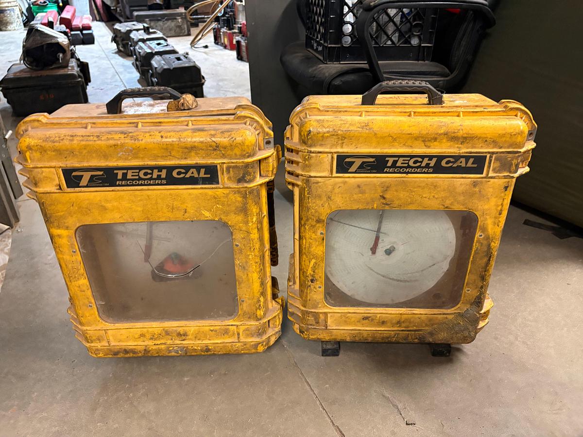 Used (1) Barton & (2) Tech Cal chart recorders