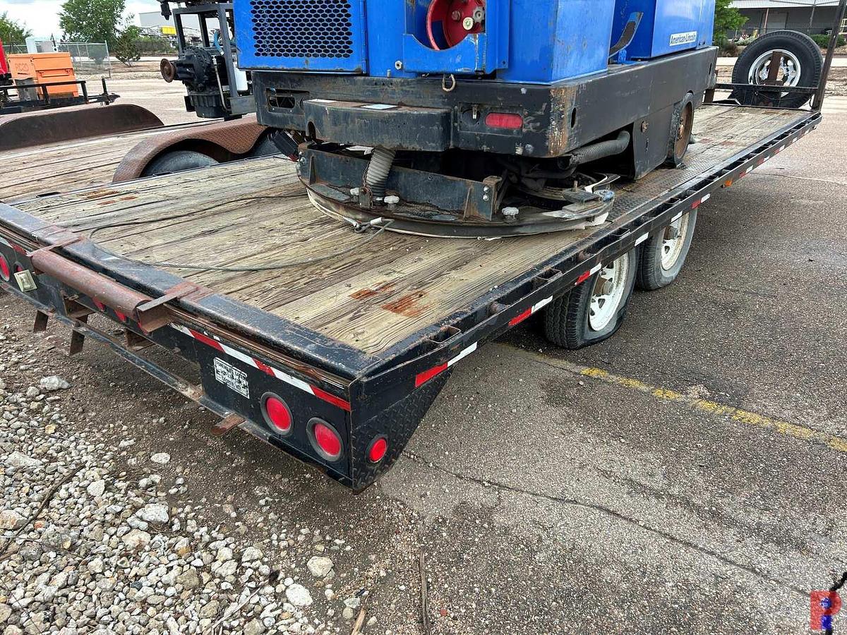 Used 2005 PJ TRAILERS 20’ T/A FLATBED PINTLE HITCH TRAILER