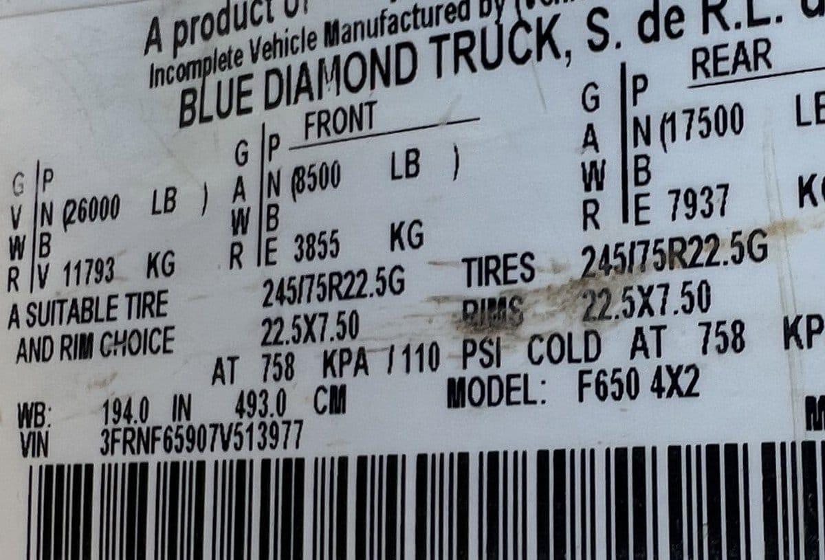 Used 2007 FORD F-650 SUPER DUTY ROUSTABOUT TRUCK
