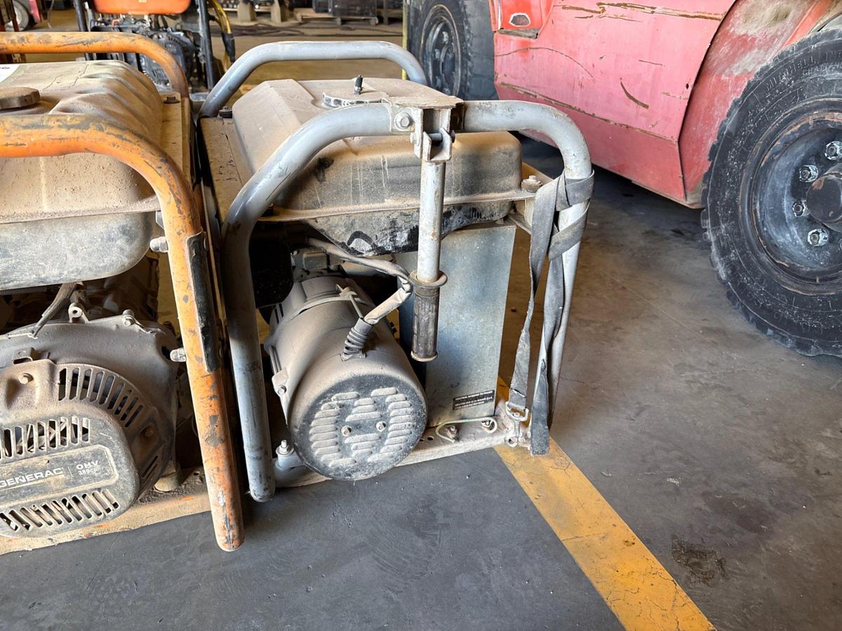 Used (3) portable generators, 3.5KW to 6.5KW