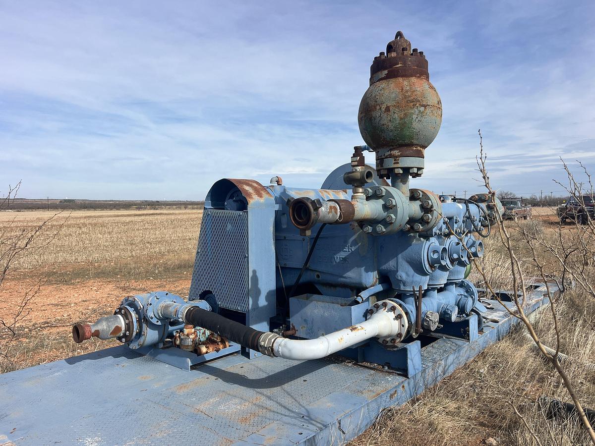 Used Gardner Denver Triplex Drilling Pump