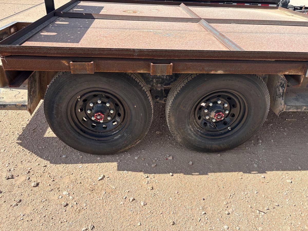 Used 2018 SAGE OIL VAC 12’ X 89” T/A BUMPER PULL TOTE TRANSPORT TRAILER