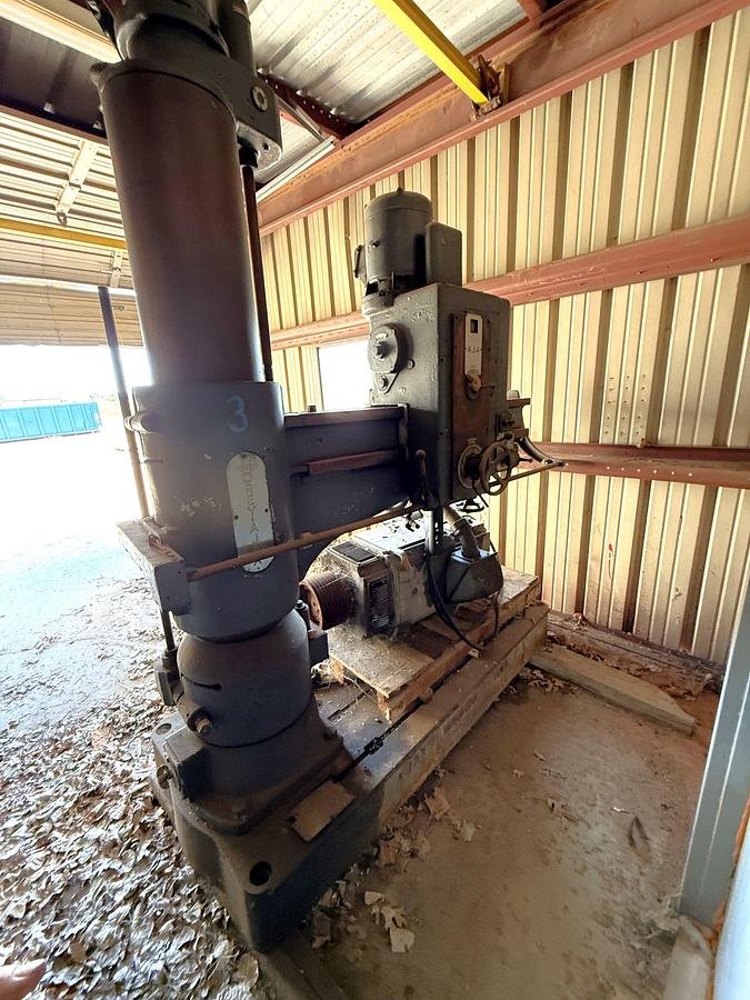 Used BROOKHIRST RADIAL VERTICAL DRILL 7’L x 3’W x 10’H