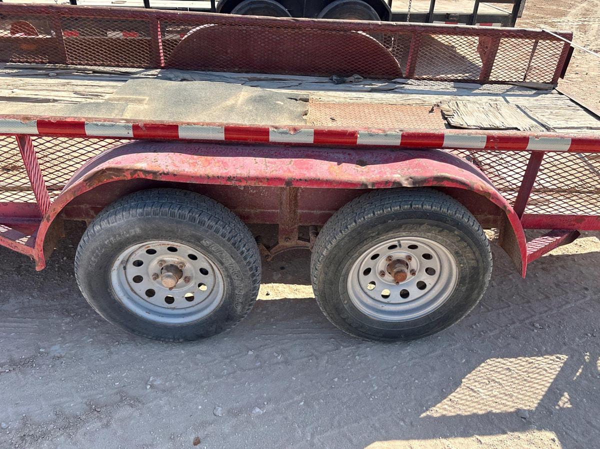 Used 2012 C&M TRAILERS 16’ X 6.5’ T/A BUMPER PULL UTILITY TRAILER