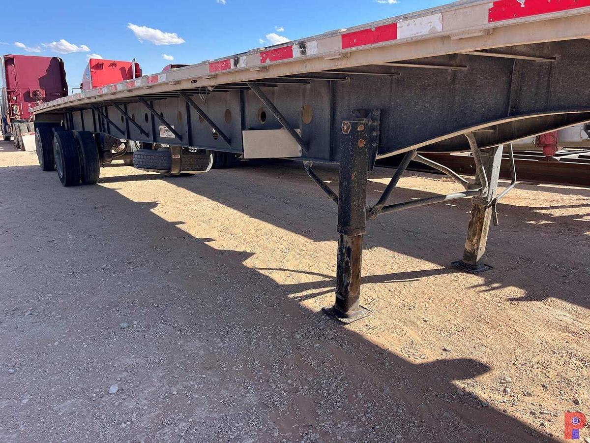 Used 2013 TRANSCRAFT EAGLE II 48’ X 102” T/A FLATBED TRAILER