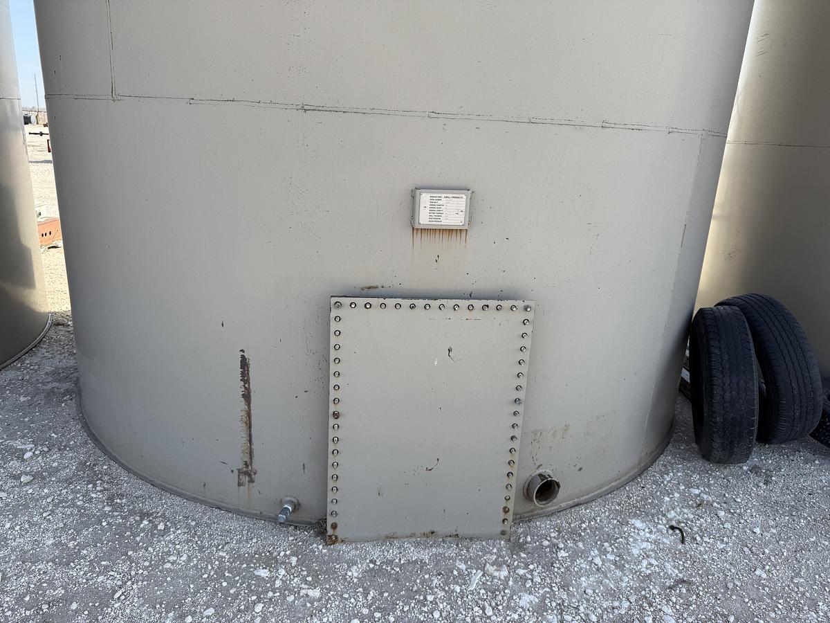 Used 2006 CRALL PRODUCTS 12’ DIA X 15’ H 300 BBL CRUDE OIL STORAGE TANK