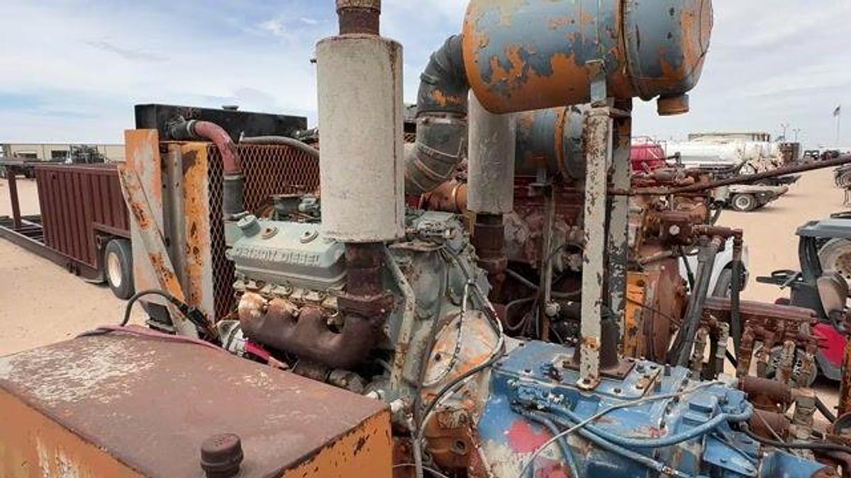 Used 2010 SHOPBUILT T/A CEMENT PUMP TRAILER