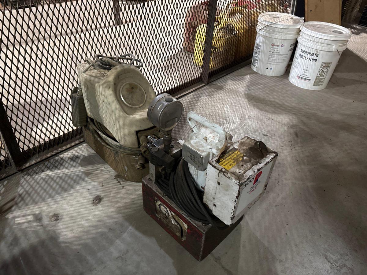 Used (2) 10K electric hydraulic pumps