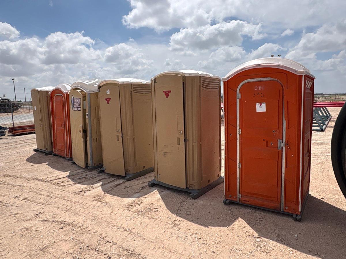 Used (6) portable toilets
