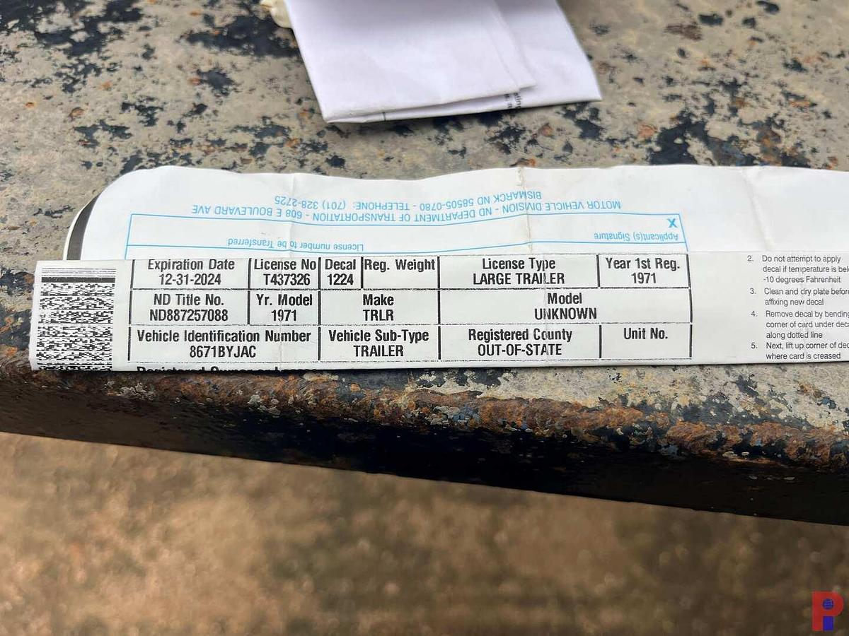 Used 2 POD BULK CEMENT TRAILER