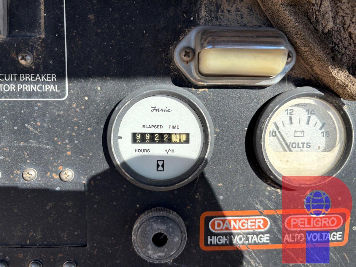 Used WARREN POWER SYSTEMS WPW84MH 8KW S/A BUMPER PULL LIGHT TOWER