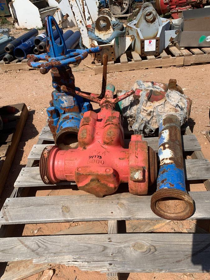 Used (3) 5” x 4” 5k psi Gate Valves