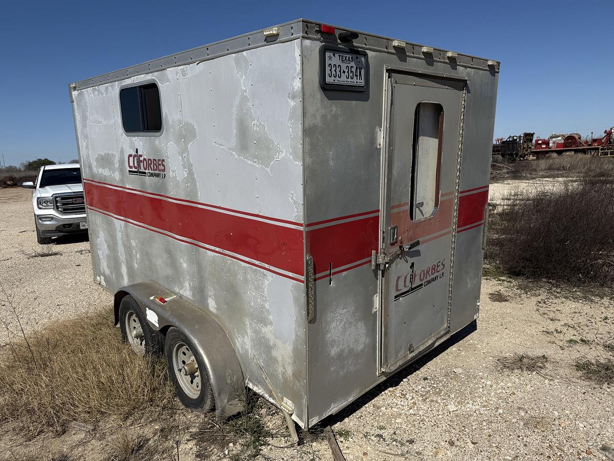 Used 2013 FABRIQUE 12’ T/A BUMPER PULL DOGHOUSE TRAILER