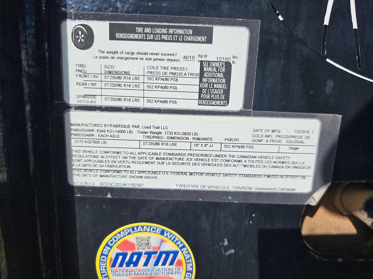 Used NLB CORP. 10,000PSI HYDROSTATIC TEST TRAILER
