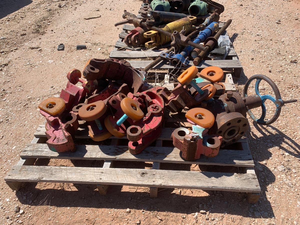 Used (2) Pallets of Assorted Manual Tong Parts