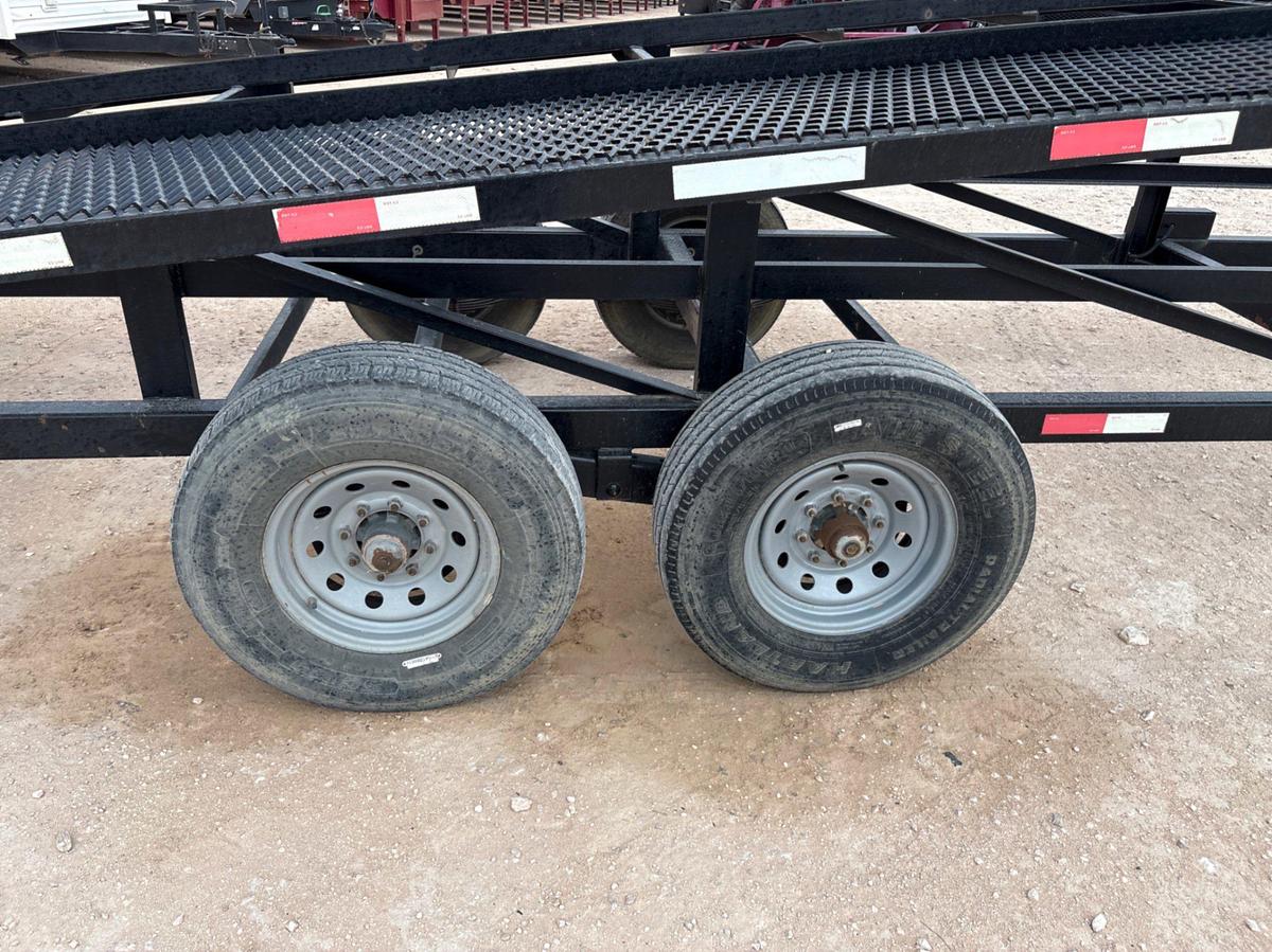 Used 2022 AMERICAN PRIDE 47’ X 90” T/A GOOSENECK CAR HAULER TRAILER