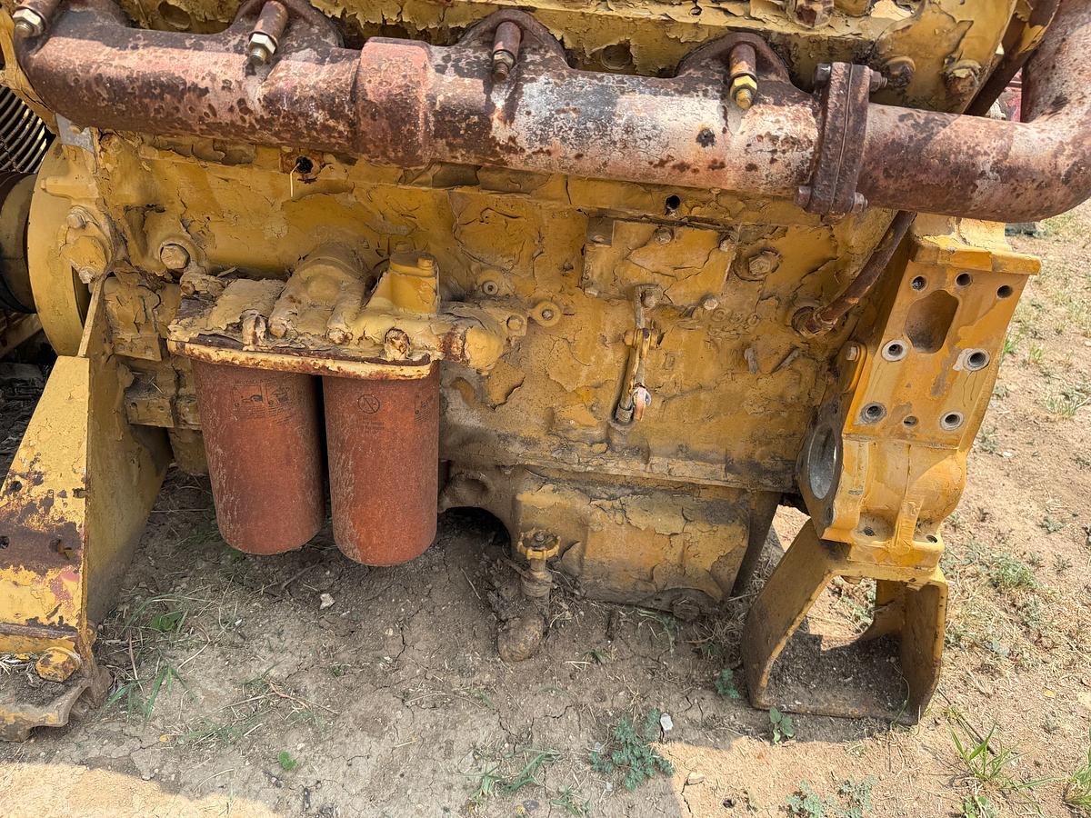 Used CATERPILLAR D3408 DIESEL ENGINE CORE W/ RADIATOR (INCOMPLETE)