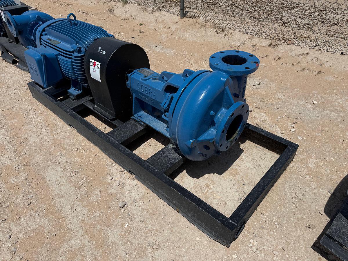 Used COBRA SERIES 250 5x6x14 CENTRIFUGAL PUMP P/B 60-HP ELECTRIC MOTOR