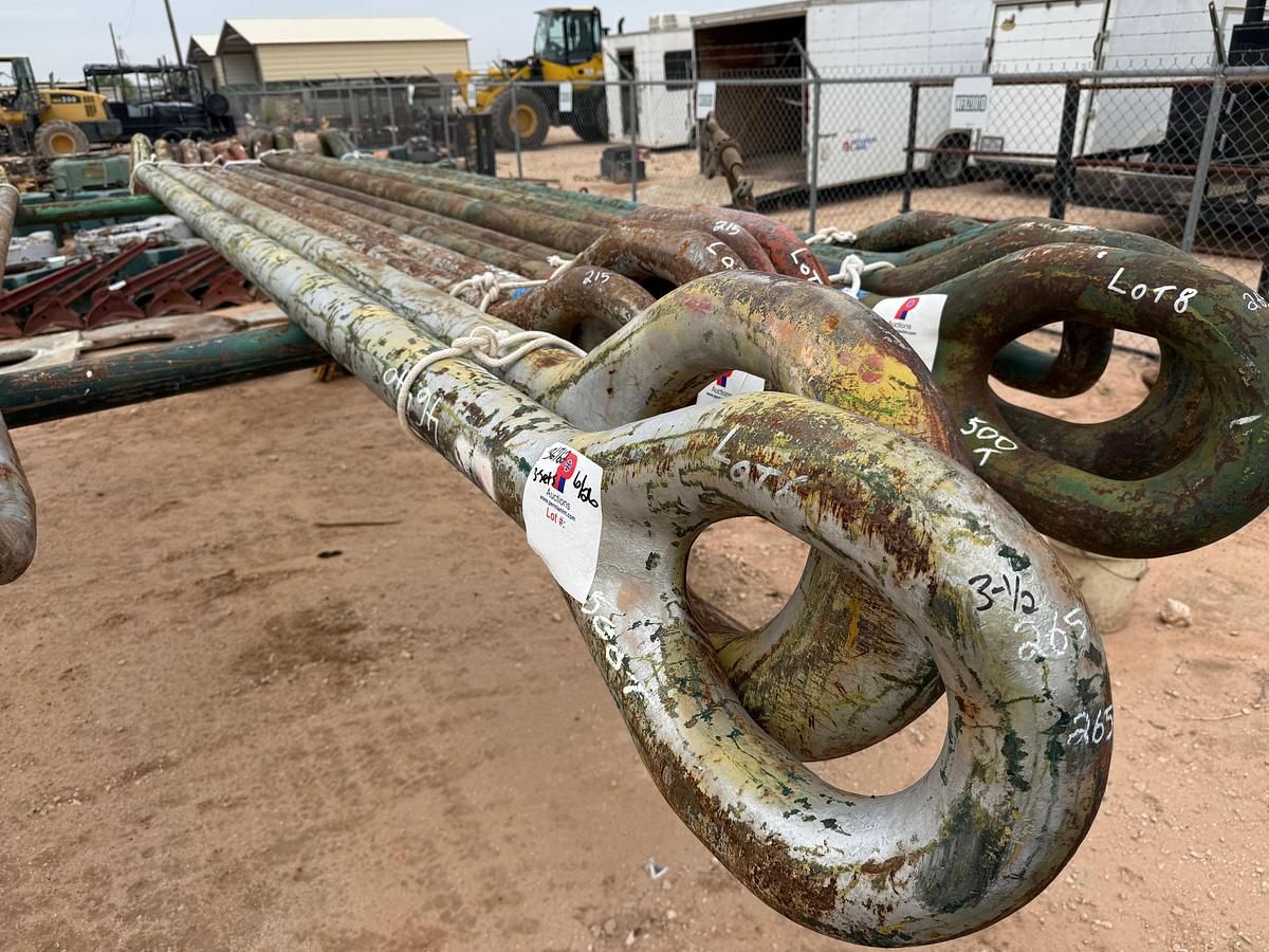Used LOT W/ (1 SET) 3-1/2”OD X 265”L 500-TON CASING ELEVATOR LINKS